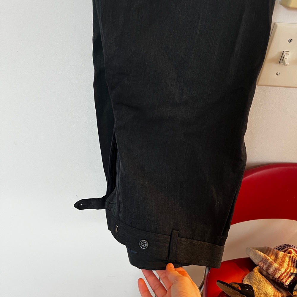 Men's Brooks Brothers Dark Gray Dress Pants - Picture 7 of 7